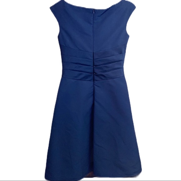 David’s Bridal Navy Blue Formal Dress- Size 4 - Picture 8 of 9